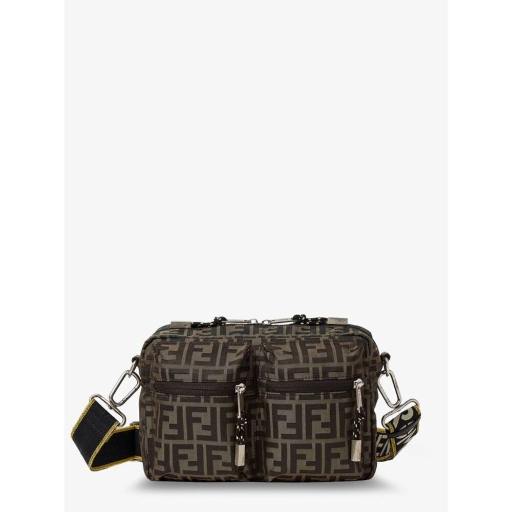 Fendi Men Camera Case Superlight Ff Zucca Fabric Crossbody Bag